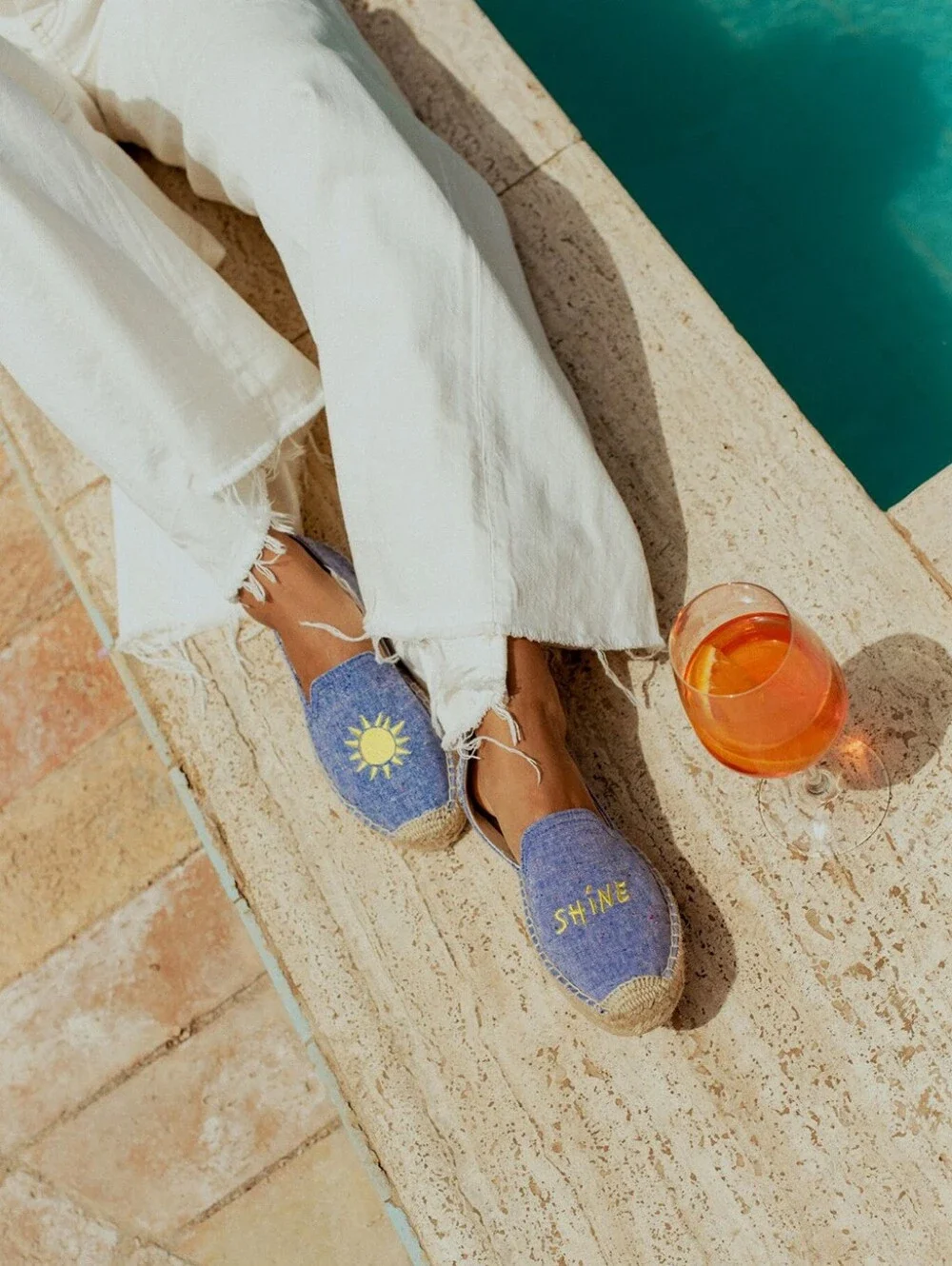 Soludos X Mary Matson Collab Limited Edition Sunshine Embroidery Espadrilles 6.5